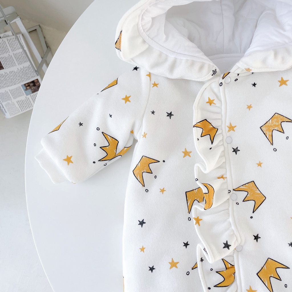 Sanlutoz Áo Liền Quần In Hình Hoạt Hình Cho Bé Gái