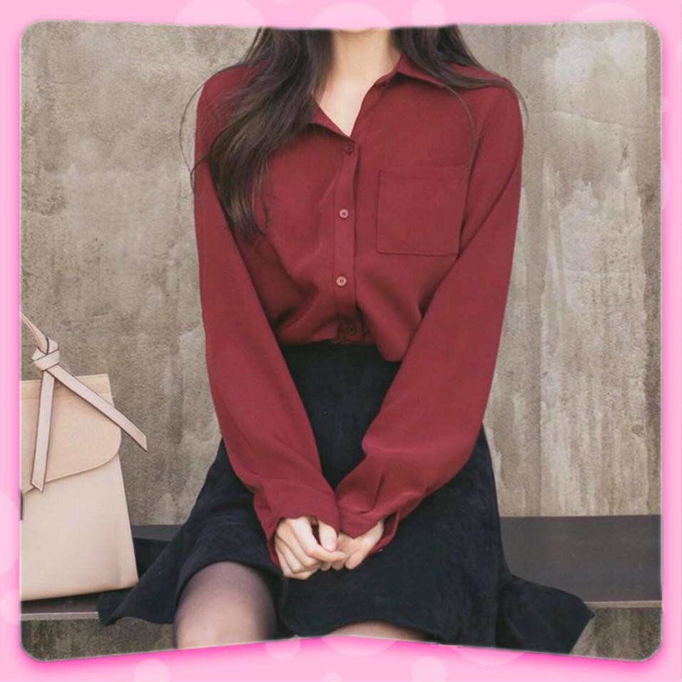 Đầm Nữ, Áo sơ mi nữ siêu xinh, áo sơ mi 1sở chất lụa đẹp nhiều màu V