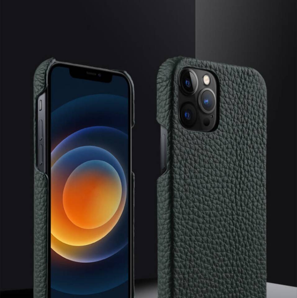 Ốp Điện Thoại Da Bò Thật Làm Thủ Công Cho iphone 12 pro 13 14 15 pro max 11 pro