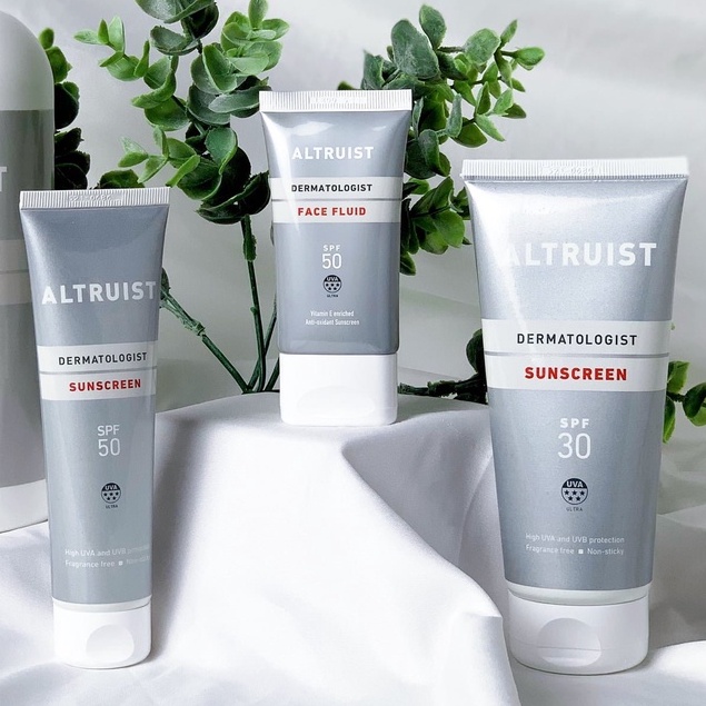 Kem chống nắng Altruist Dermatologist face fluid, Sunscreen spf 30, spf 50 thể tích 50ml -200ml