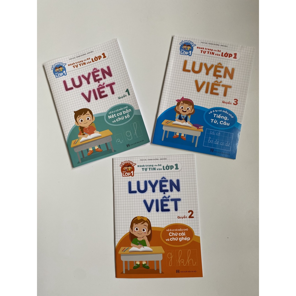 Sách -Combo Luyện Viêt-Hành Trang Cho Bé Tự Tin Vào Lớp 1