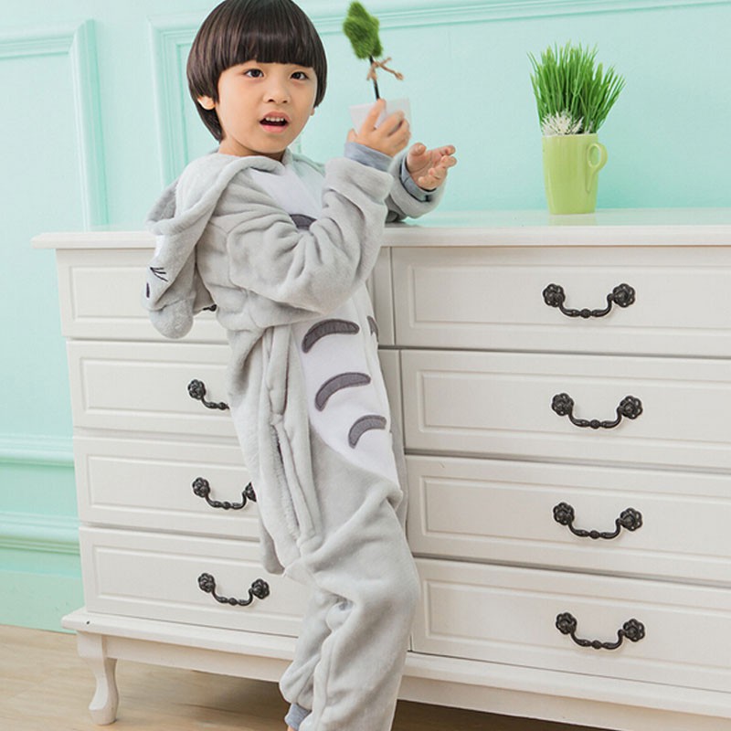 Totoro Kigurumi Onesie Adult Women Man Pajama Anime Cosplay Animal Party Jumpsuit Halloween Allover Onepiece