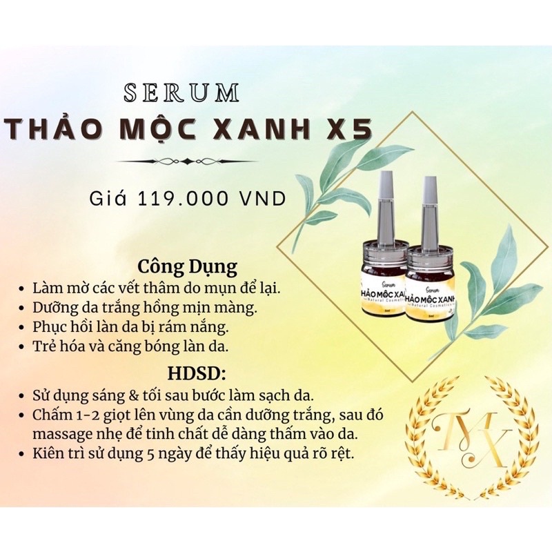 Combo 3 Món Thảo Mộc Xanh