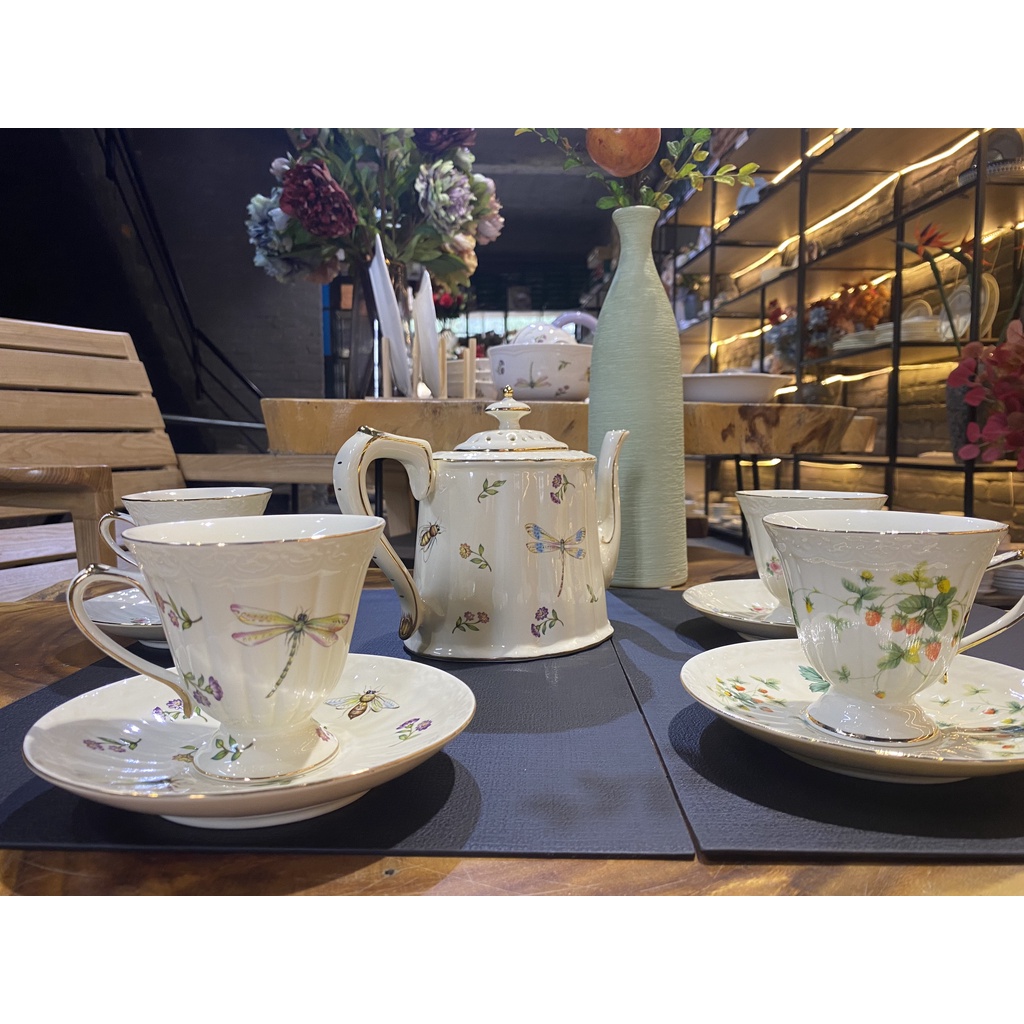 Bộ ấm chén cao cấp Vintage
