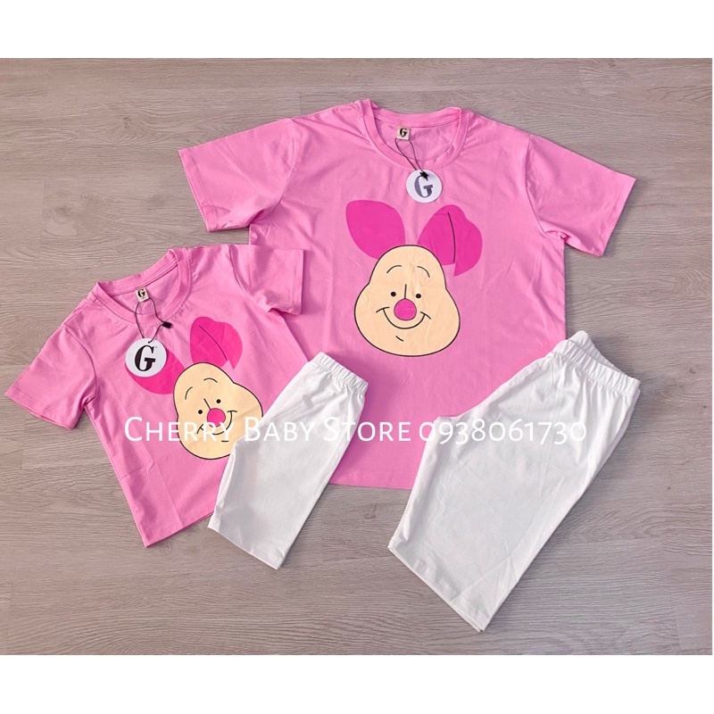 BỘ NGỐ - LỬNG, đồ đôi mẹ và bé gái- đồ gia đình  Size từ 8kg đến 70kg