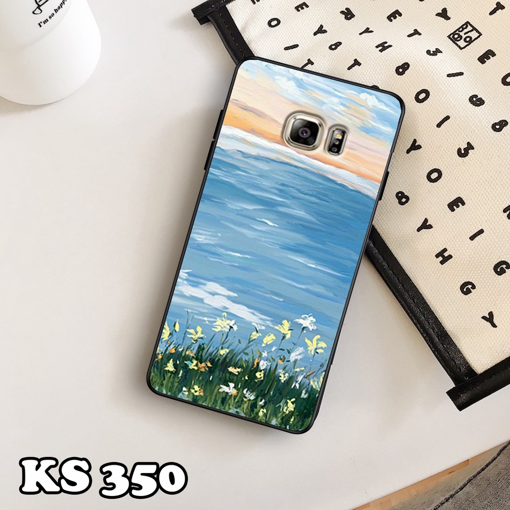 Ốp lưng Samsung Note 5 - Samsung Note 4 - Samsung Note 3 - Ốp in hình Cánh đồng hoa - Chất liệu TPU siêu bền