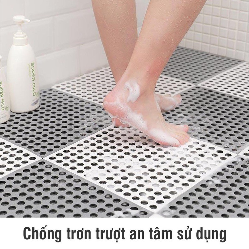 [FREE SHIP ] Tấm nhựa lót sàn,chống trơn,trượt kích thước 30*30cm sạch,thoáng mát,êm chân,an toàn cho trẻ tránh va đập