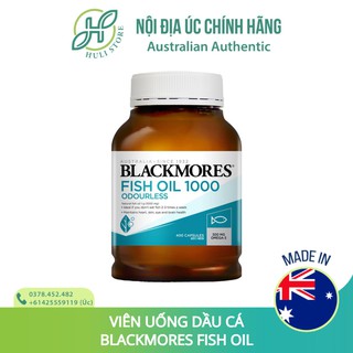 Dầu cá blackmores fish oil  odourless, double omega, original, mini cap - ảnh sản phẩm 1