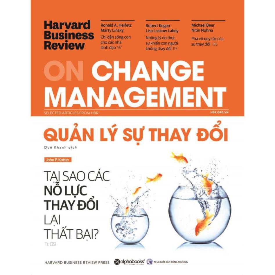 Sách Alphabooks-Harvard Business Review-Quản lý sự thay đổi