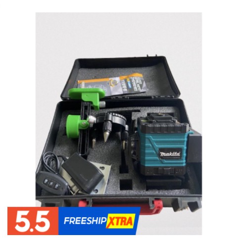 Máy cân bằng laze 12 tia xanh mkt dùng trong thi công đi dây ,máng cáp ,công tắc ,ổ cắm ,lắp đèn ,ống dẫn cáp