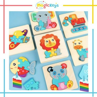 Bộ Ghép Gỗ Hoạt Hình Mini. Đồ Chơi Giáo Dục Phát Triển Nhận Thức Và Tư Duy Cho Bé Từ 2 Tuổi ETPZ13NYS1658