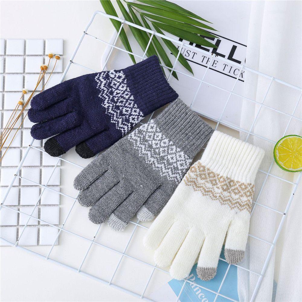 Găng Tay Len Cashmere Mềm Giữ Ấm Mùa Đông MIHAN1