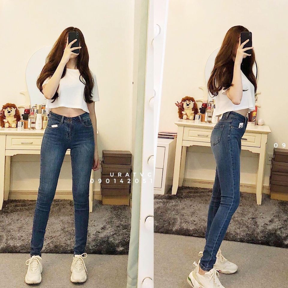 [Mã SKAMA06 giảm 8% tối đa 50K đơn 250K] [FREESHIP - ẢNH THẬT] Quần jean skinny DÀI CÓ WAX kancan