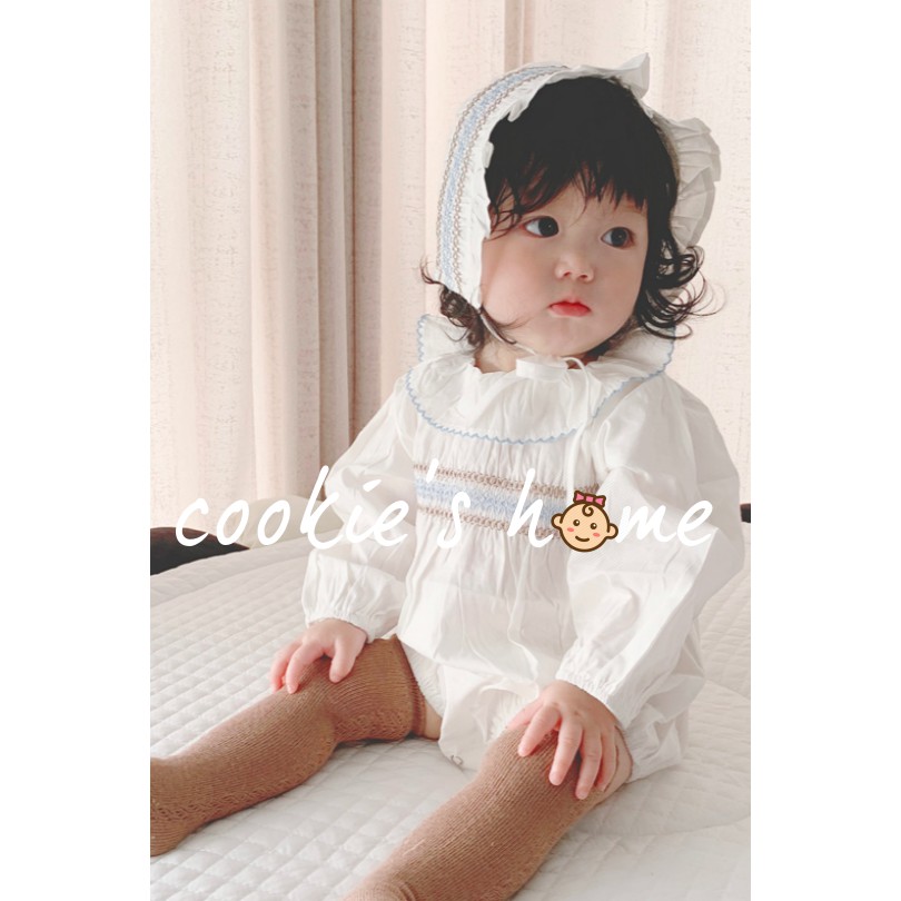 Đầm tay dài cho bé gái sơ sinh set áo liền quần tay dài cho bé gái