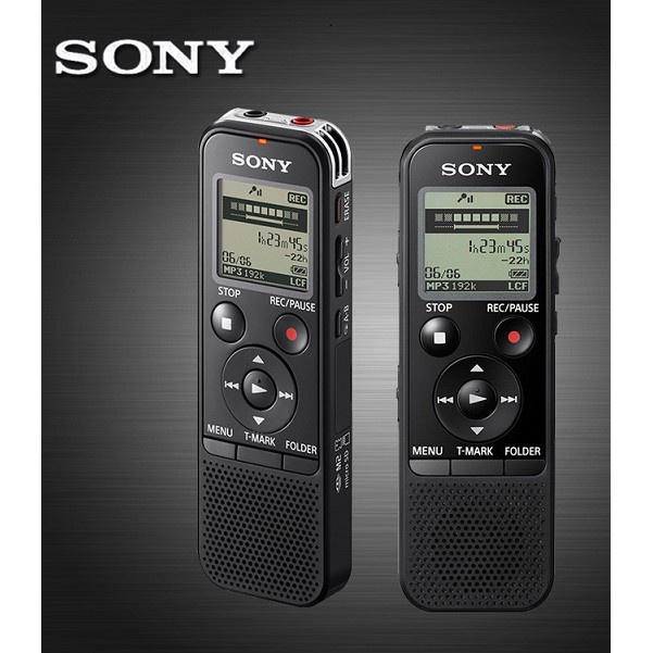 Máy Ghi Âm Sony ICD-PX 470 , Máy Thu Âm Chuyên Nghiệp Nhỏ Gọn Lọc Âm Giảm Tiếng Ồn Tốt Pin AAA Tiện Dụng - BH 12 Tháng