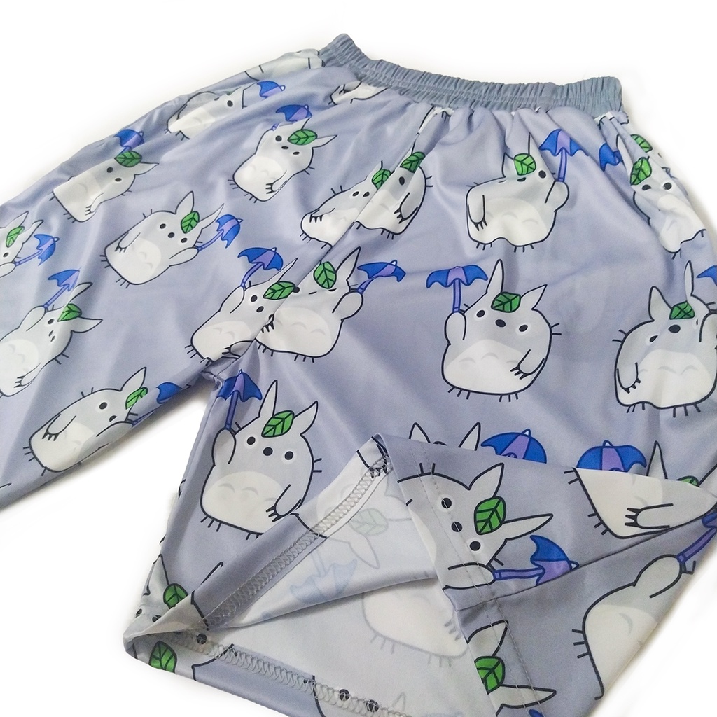 Quần short hoạt hình, quần đùi hoạt hình totoro phom rộng siêu mát