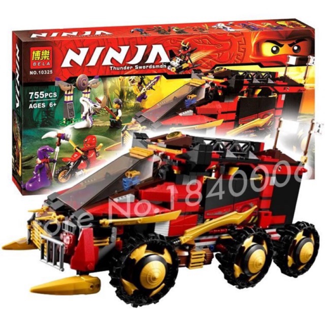 Lắp ráp xếp hình Lego ninjago 70750 Bela 10325 : Siêu Xe Tác Chiến DBX siêu to