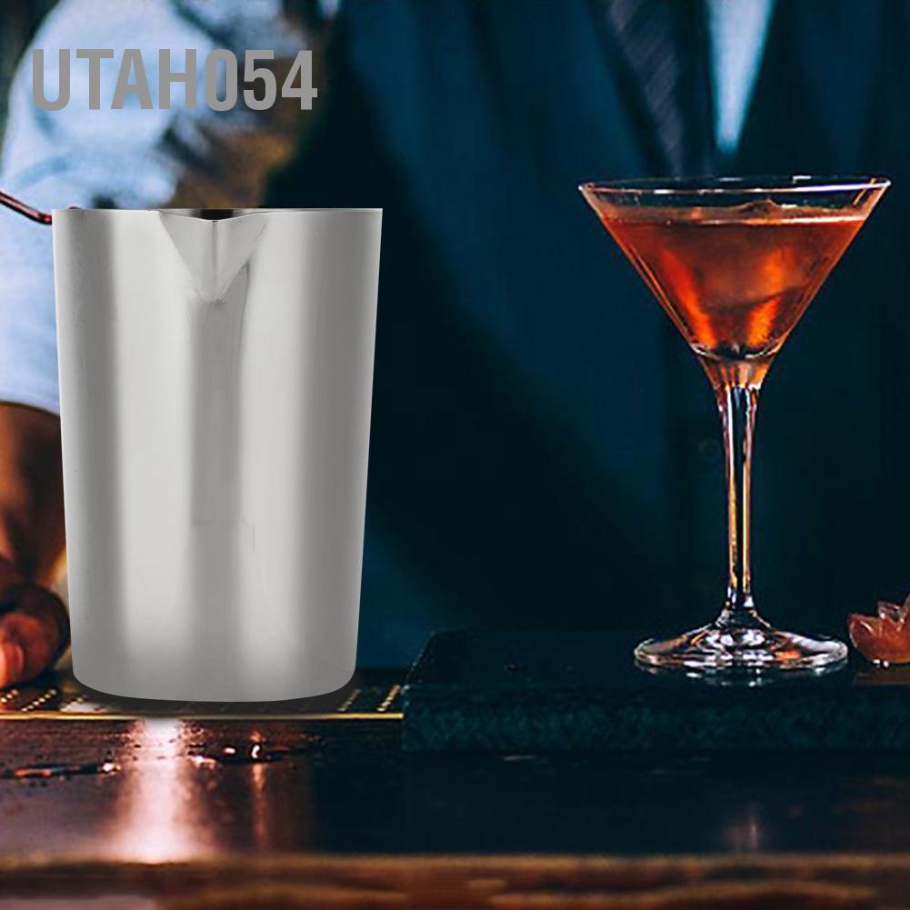 Hàng Sẵn Ly pha cocktail - Ly mixing size 500ml Máy trộn cocktail bằng thép không gỉ Máy trộn thức uống Pha Bartender Dụng cụ tự làm【Utah054】