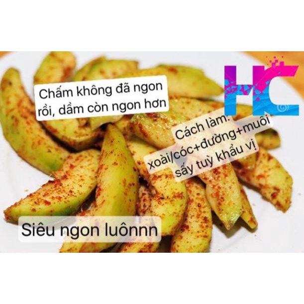 Muối sấy ngọc yến chấm hoa quả siêu ngon 100g
