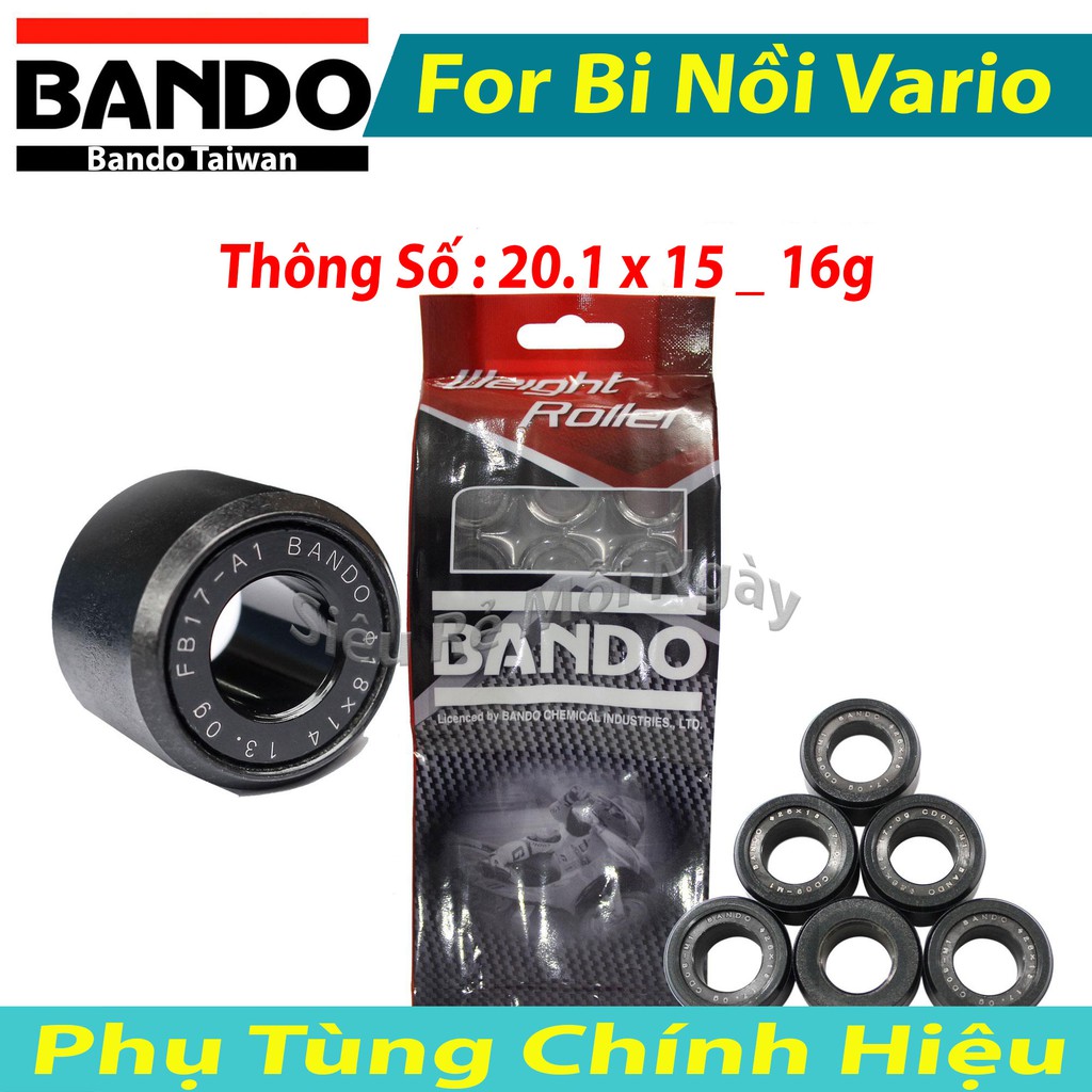 Bộ Bi Nồi Bando Honda Vario 125, 150cc 20.1 x 15 x 16g