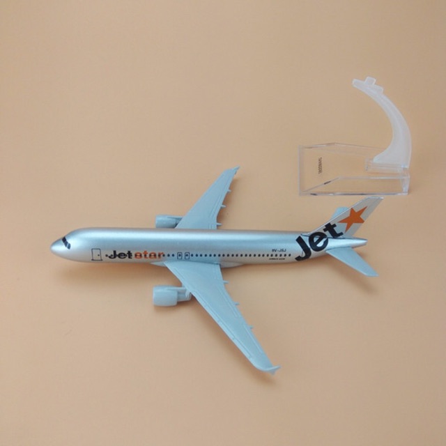 Mô hình Máy Bay Boeing JETSTAR - VIETJET A320 - BAMBOO VN Tỷ lệ 1:400