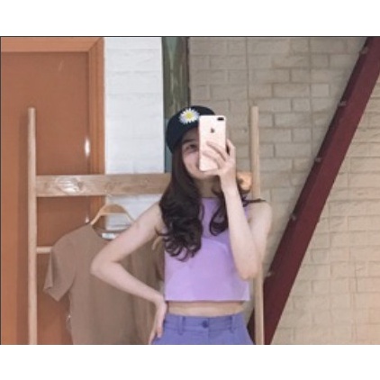 Hot Trend Cực Xinh Áo Croptop sát nách -Áo croptop nhiều màu