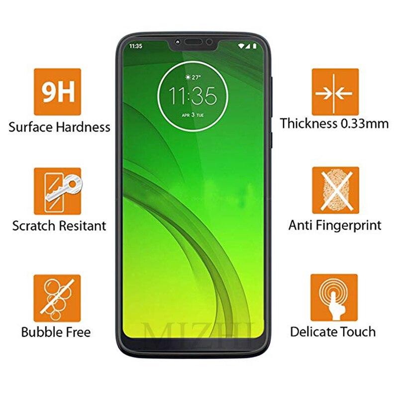 Kính Cường Lực 9d Bảo Vệ Màn Hình Điện Thoại Moto G6 G7 Play Plus Power E5 E4 P30 Note