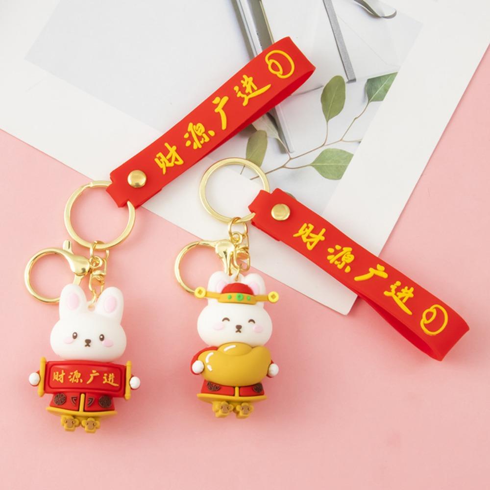 Móc Khóa Xe Hơi Hình Thỏ DARNELL Dễ Thương