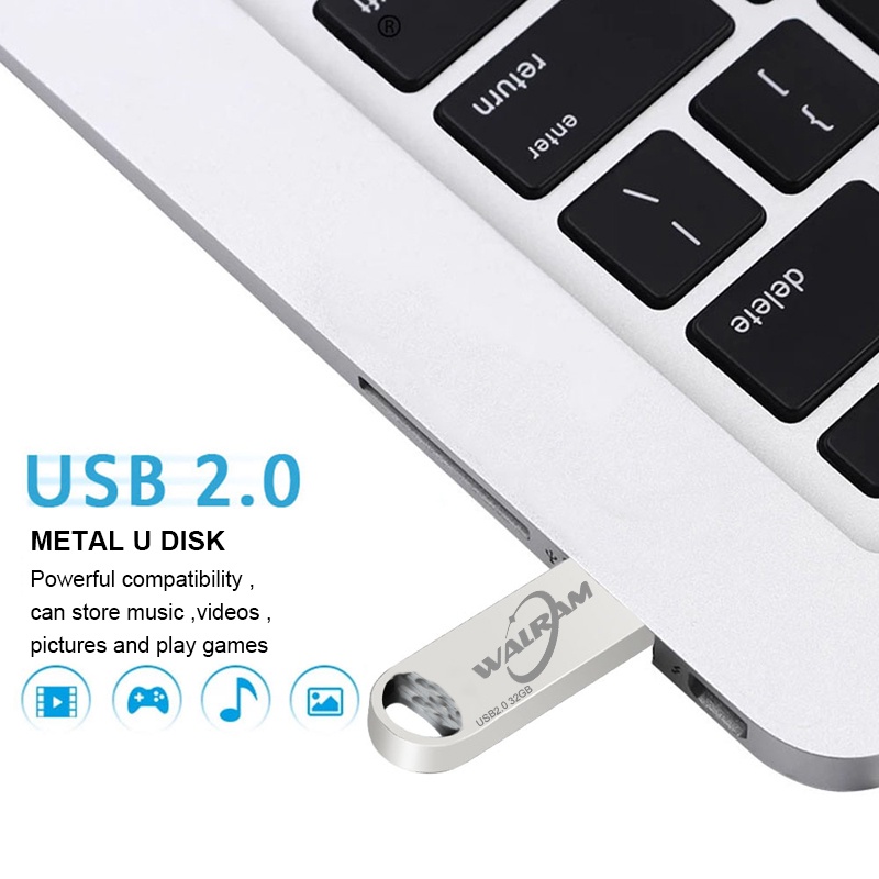 Ổ Đĩa Flash Usb 2.0 16gb 32gb 64gb Tốc Độ Cao Hình Tròn