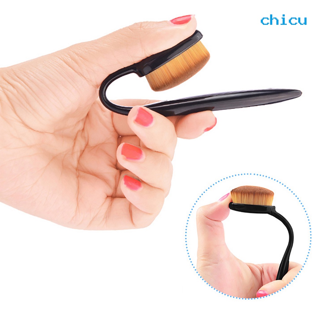 [Hàng mới về] Cọ tán kem nền đầu hình bầu dục mềm mại chuyên dụng dành cho salon