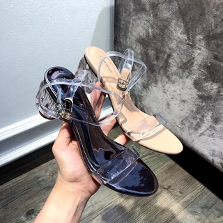 Sandal quai trong gót trong