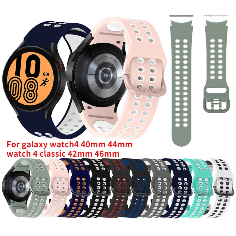Dây Đeo Silicon Thể Thao 20mm Cho Đồng Hồ Thông Minh Samsung Galaxy Classic Watch 4 46mm 42mm Galaxy 4 44mm 40mm
