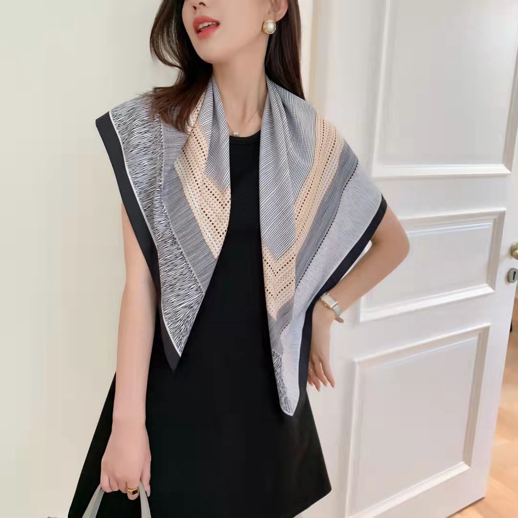 Khăn Choàng Vuông 90cm(35.4inch) Thời Trang Thoáng Khí WJ1007-93-01