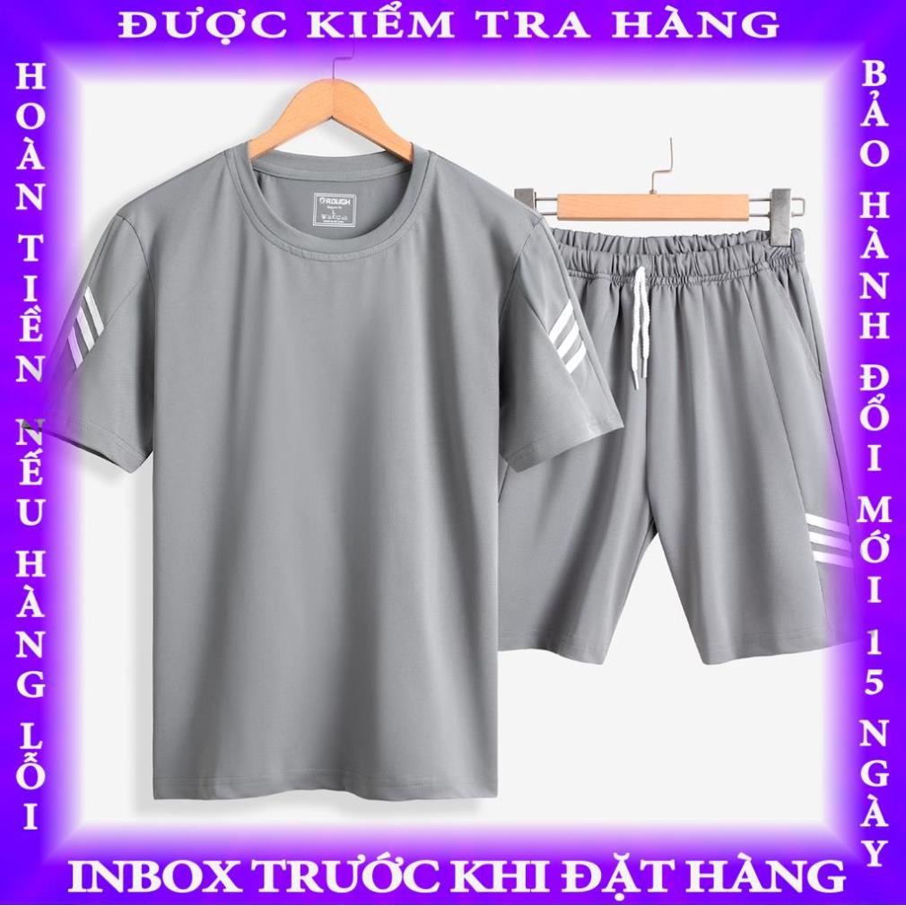Bộ Thể Thao Nam ROUGH CoolFit chất thun co Giãn, năng động mùa Hè, 4 màu trẻ trung nguyenvan