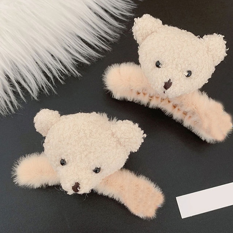 Kẹp Tóc Đuôi Ngựa Cỡ Lớn Chống Trượt Bằng Vải Lông