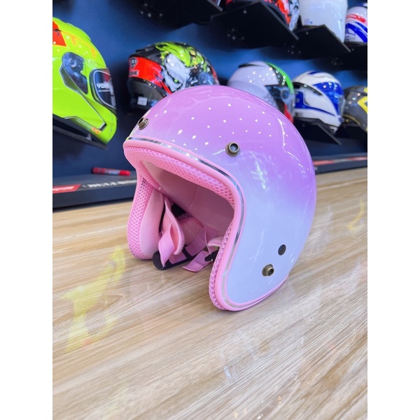 Mũ Bảo Hiểm 3/4 Cao cấp Lót Bò