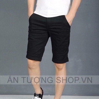 Quần short kaki nam cao cấp (đen)