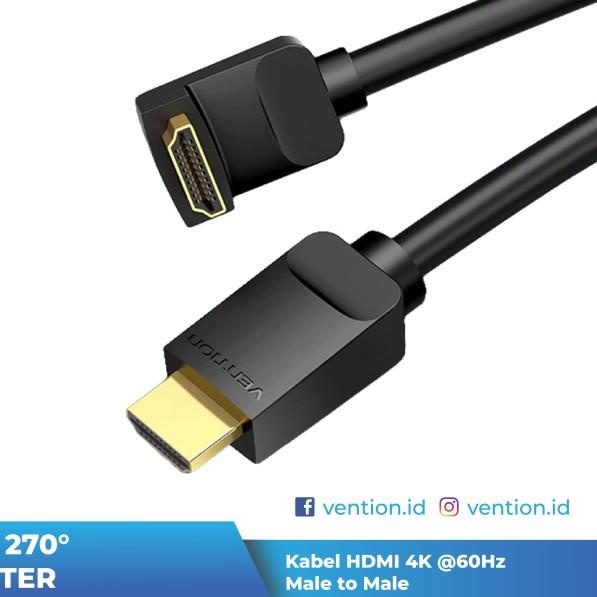 ● Vention Dây Cáp 2M HDMI v2.0 90 / 270 Độ 4K Tốc Độ Cao 270 Độ AAQ ☜ | BigBuy360 - bigbuy360.vn