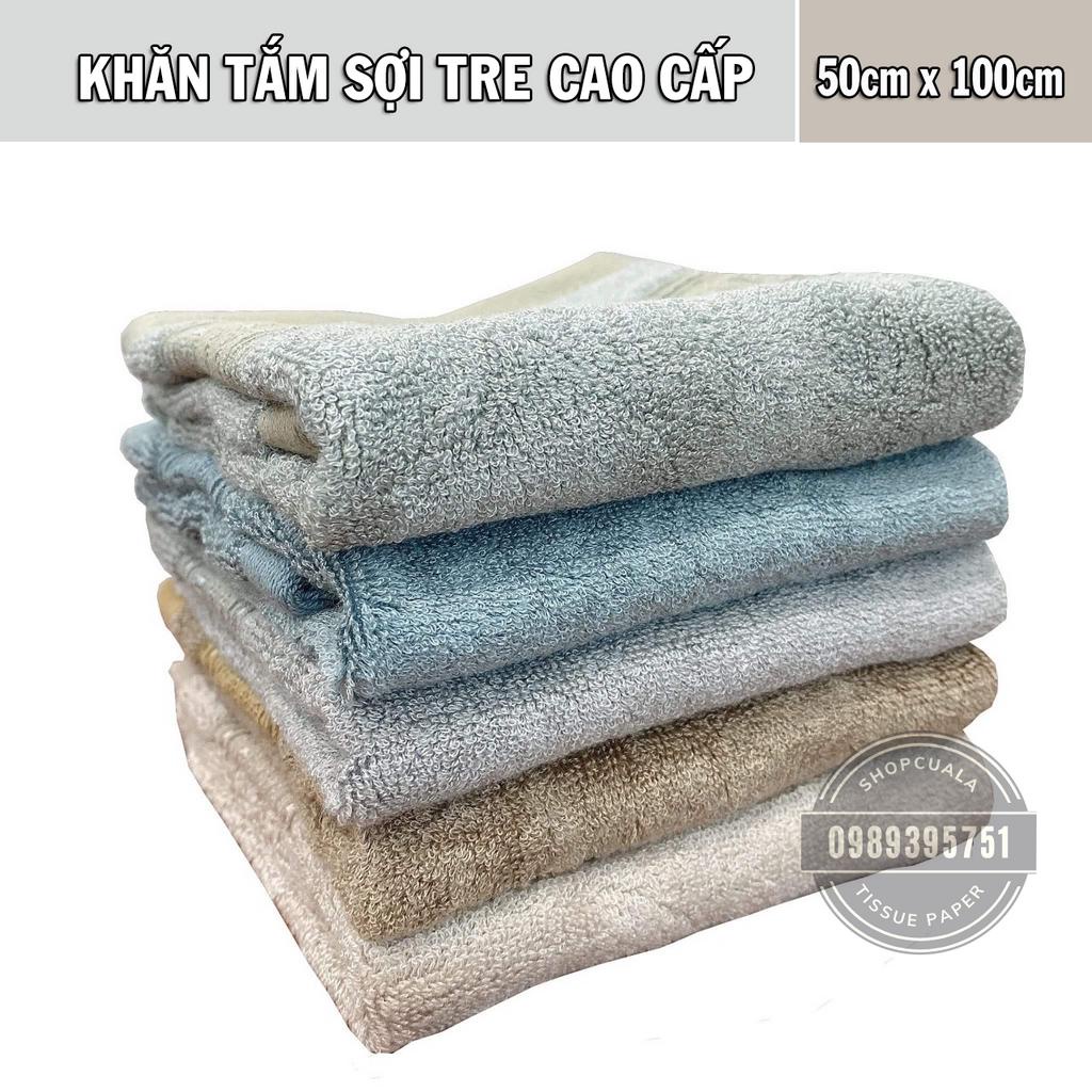 Khăn tắm sợi tre cao cấp Vietsun 50x100cm