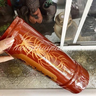 Ống đựng Nhang bàn thờ lá trúc vành miệng lớn