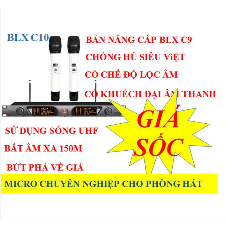 MIC KHÔNG DÂY Shure BLXC10 hàng loại 1