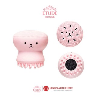 Cọ rửa mặt bạch tuộc Etude House tạo bọt xốp rửa sạch massage lỗ chân lông tẩy tế bào chết từ sillicone