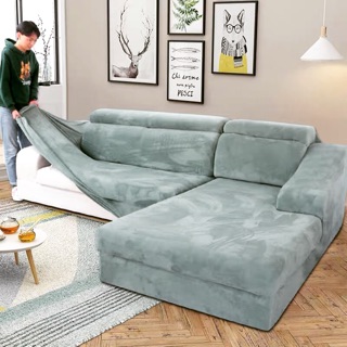 Bọc Sofa Vải Nhung Lông Mềm Mại - Sofa Cover Sang Trọng Tiện Lợi