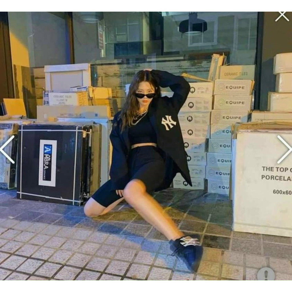 Quần legging thêu NY nâng mông hách dáng | BigBuy360 - bigbuy360.vn