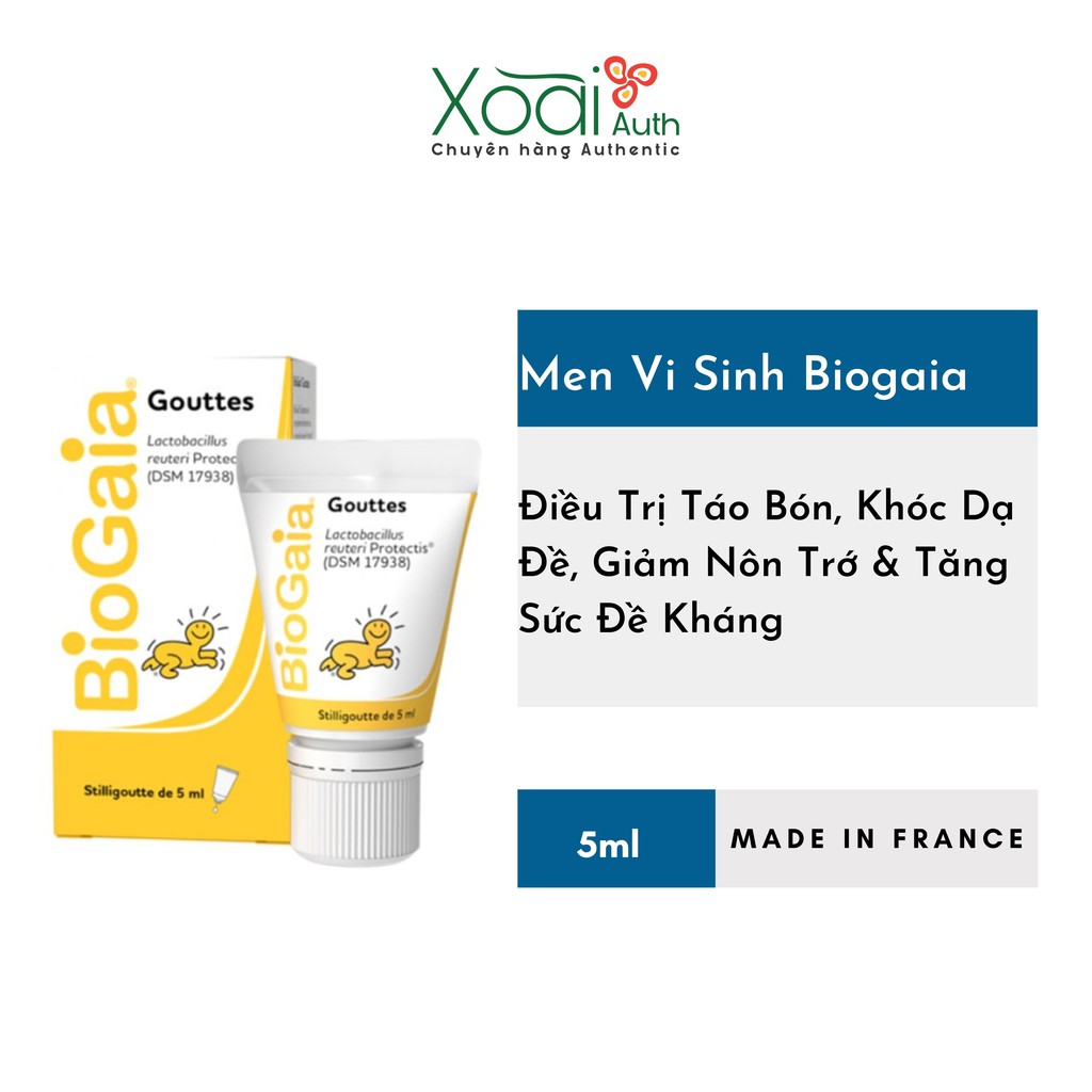 Men Vi Sinh Biogaia Bổ Sung Và Cải Thiện Hệ Vi Sinh Đường Ruột 5ml