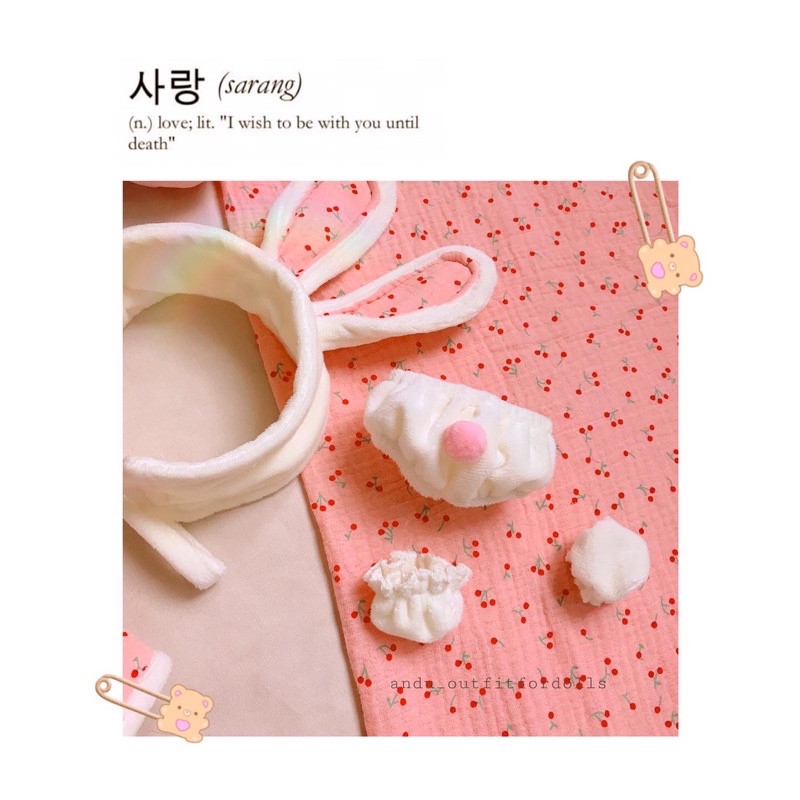 Set Pink Cherry- 15-20-40cm-idv