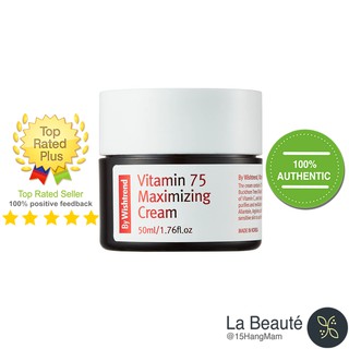 [Hàng Công Ty] Kem Dưỡng Phục Hồi Da, Làm Sáng, Chống Lão Hóa - By Wishtrend Vitamin 75 Maximizing Cream 50ml