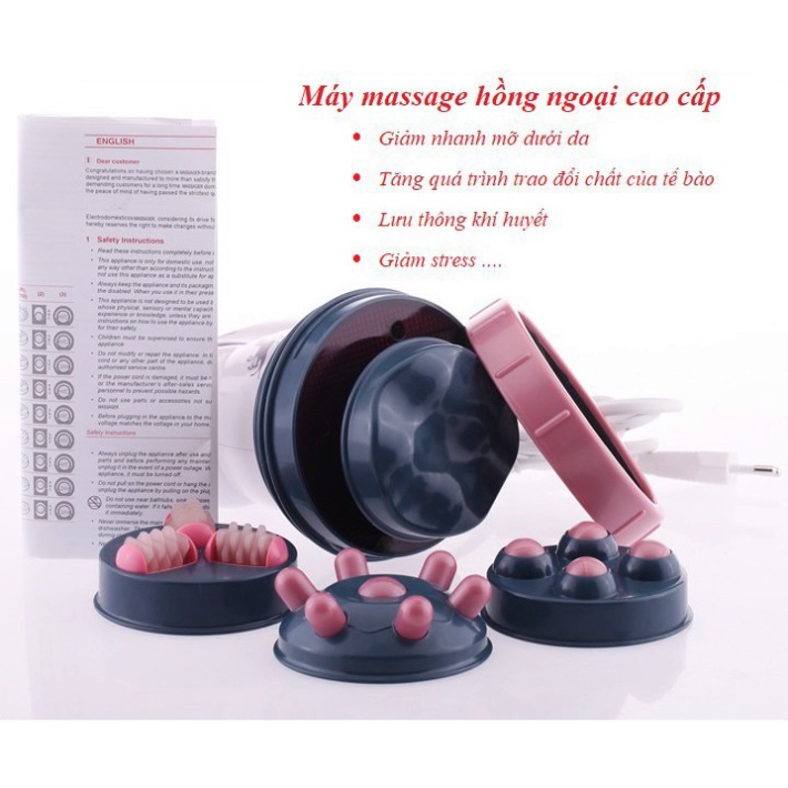 Máy Massage Cầm Tay Body Innovation Giúp Giảm Đau Cơ, Mệt Mỏi, Tạo Cảm Giác Thư Giãn