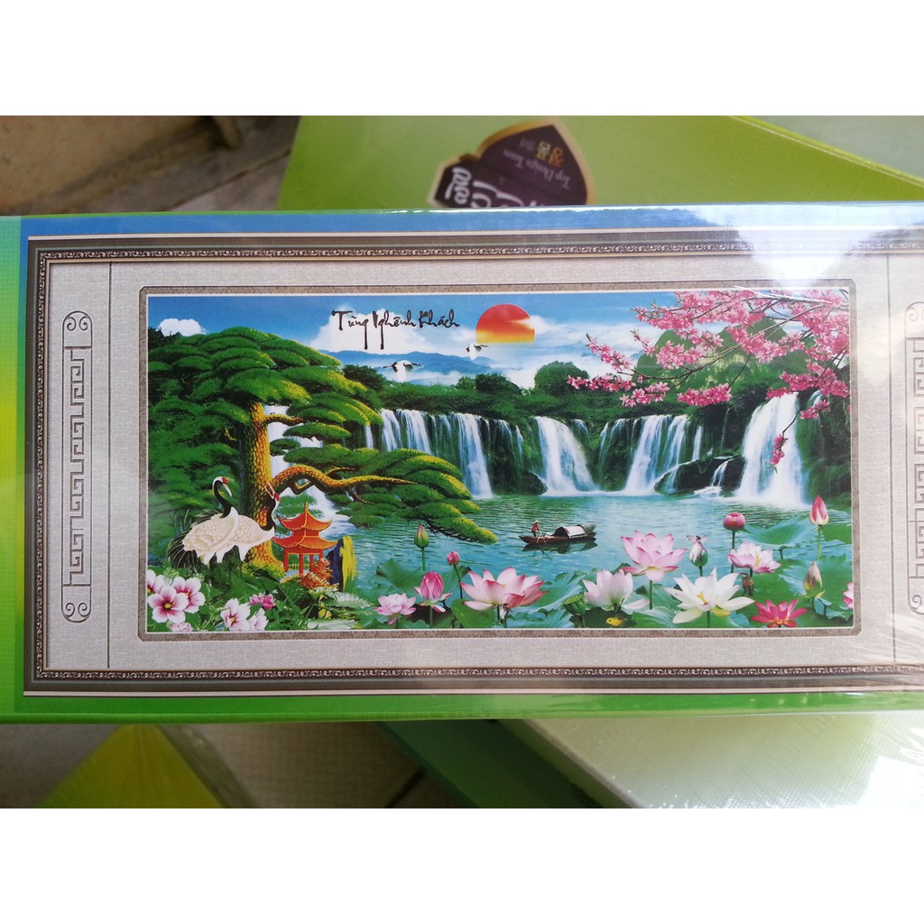 Tranh đính đá phong cảnh H788