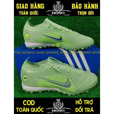 GIÀY BÓNG ĐÁ NHÂN TẠO (TF)Mercurial Vapor 13 Xanh lục bảng Pro HÀNG SUPER THAILAND